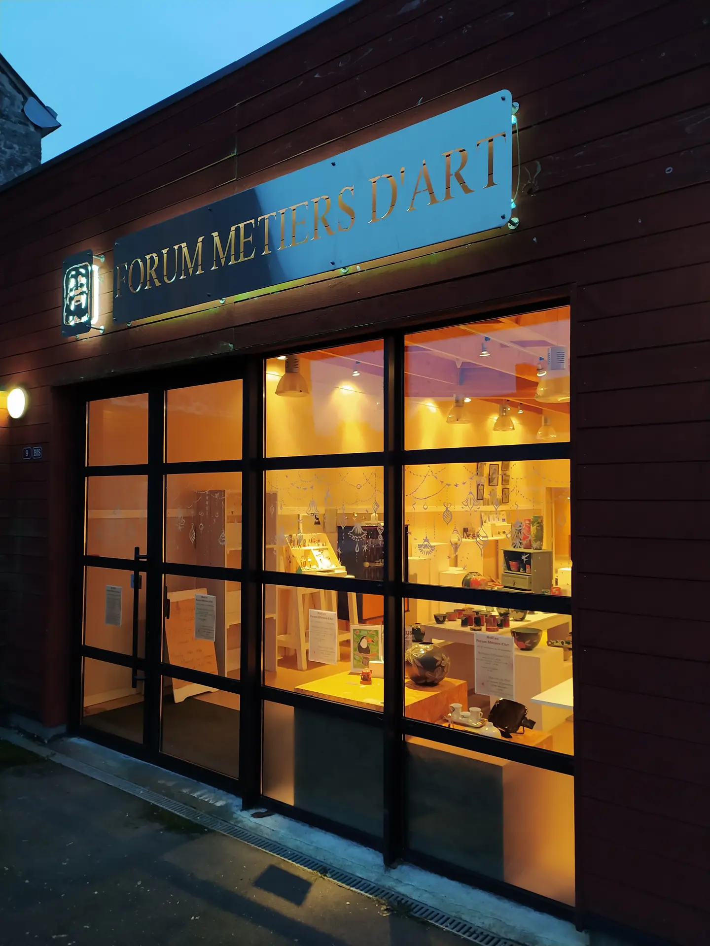 Boutique de Noel Forum Métiers d'Art