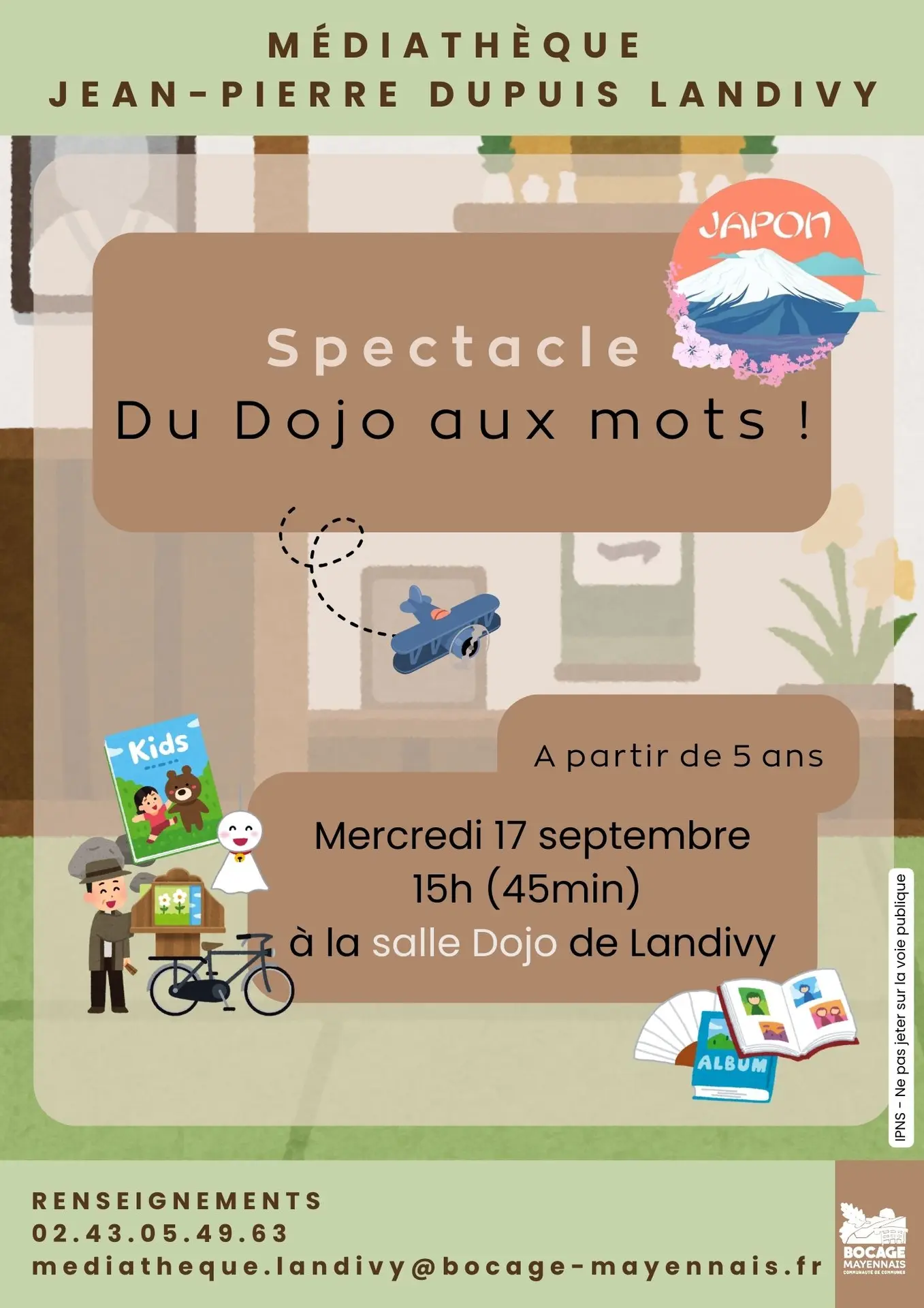 affiches japon PMT LDV - spectacle dojo aux mots
