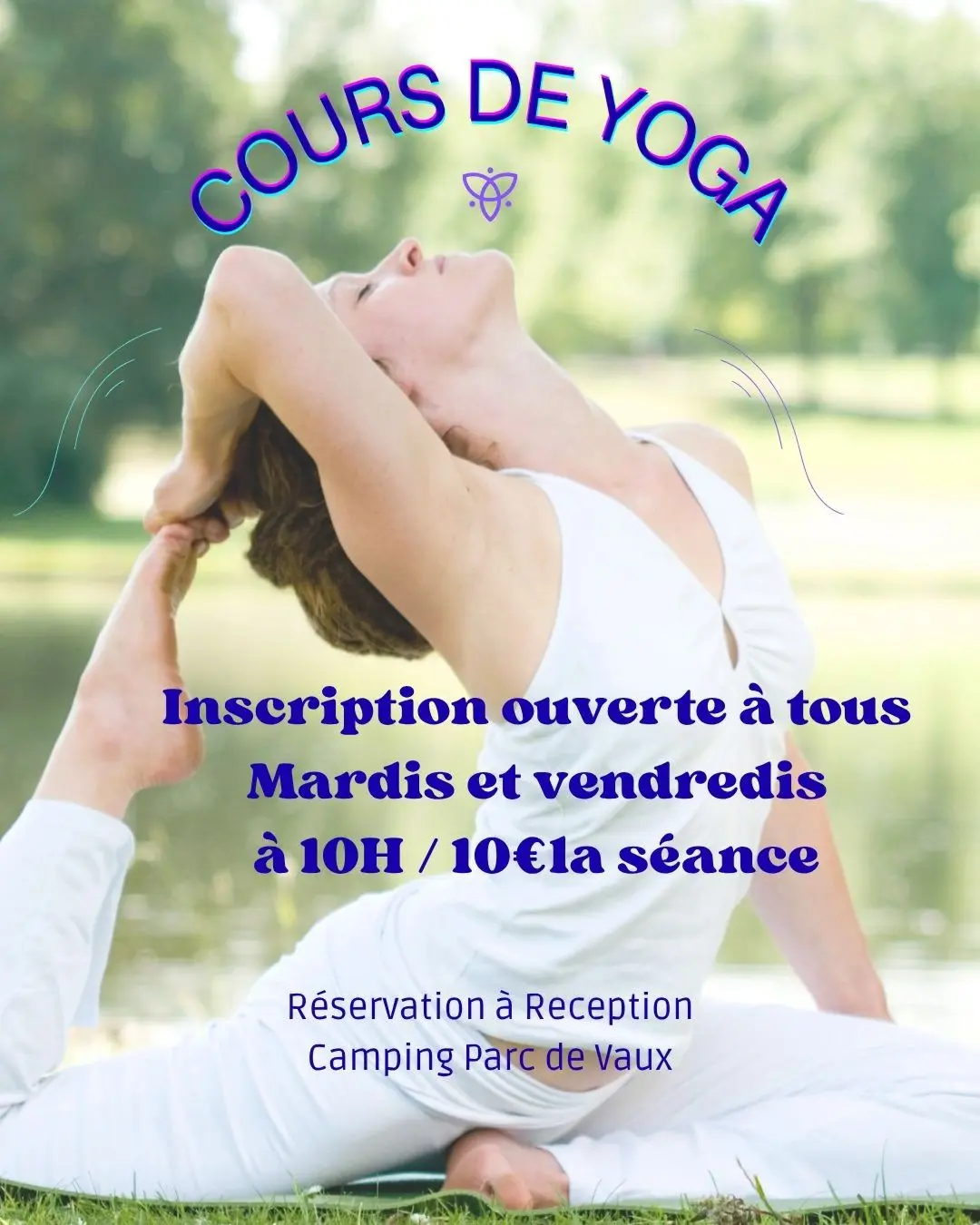 202507 cours de yoga - camping Ambrières