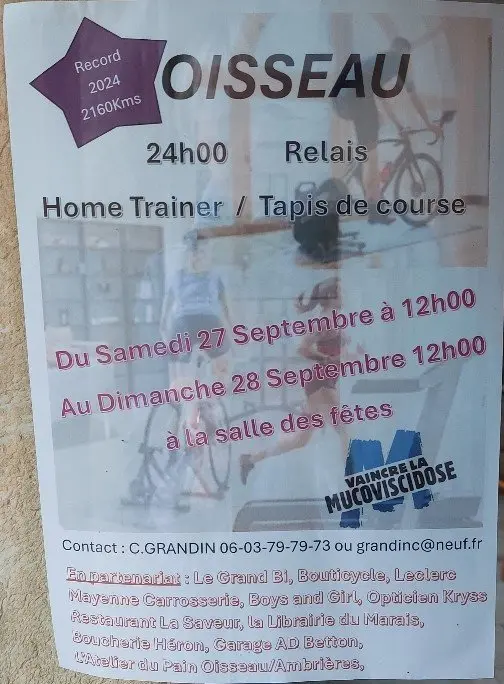 202509 défi vaincre la mucoviscidose  24H relais
