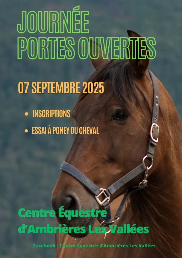 202509 portes ouvertes centre équestre ambrières