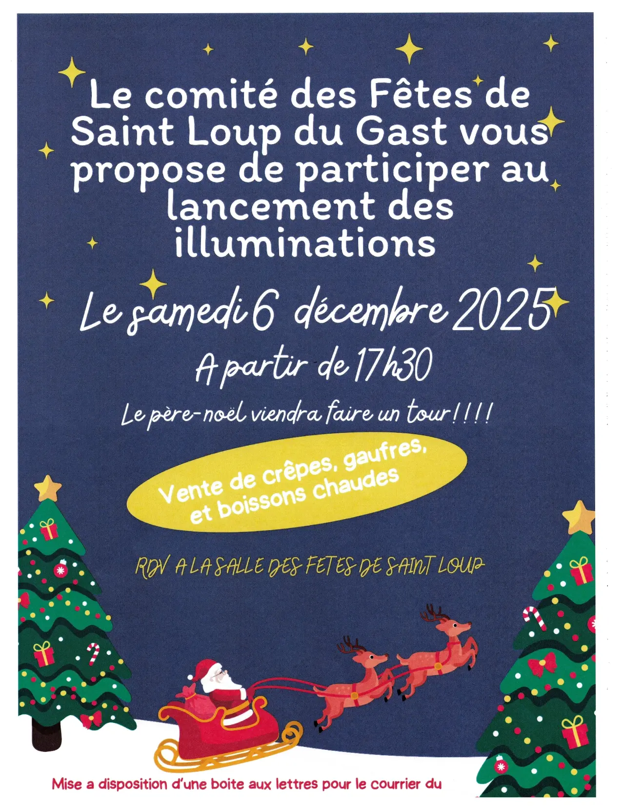 20251206 illuminations saint loup du gast 6 déc 2025