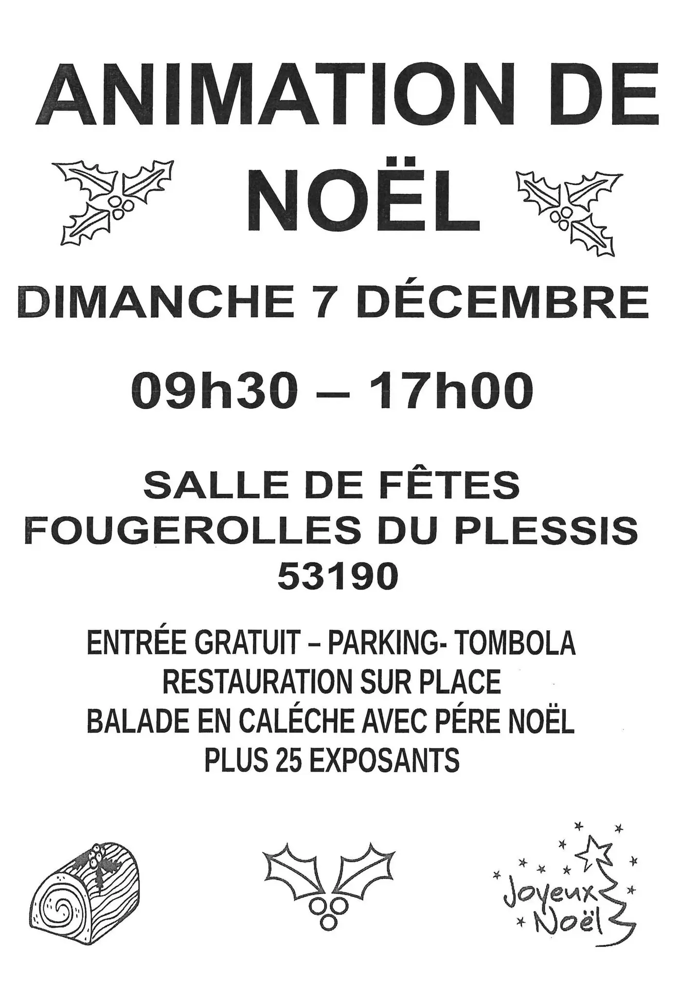 20251207 marché de noel Fougerolles du plessis