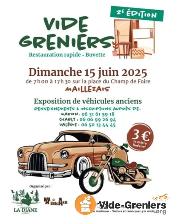 vide-grenier-exposition-vehicule-ancien-Maillezais-85