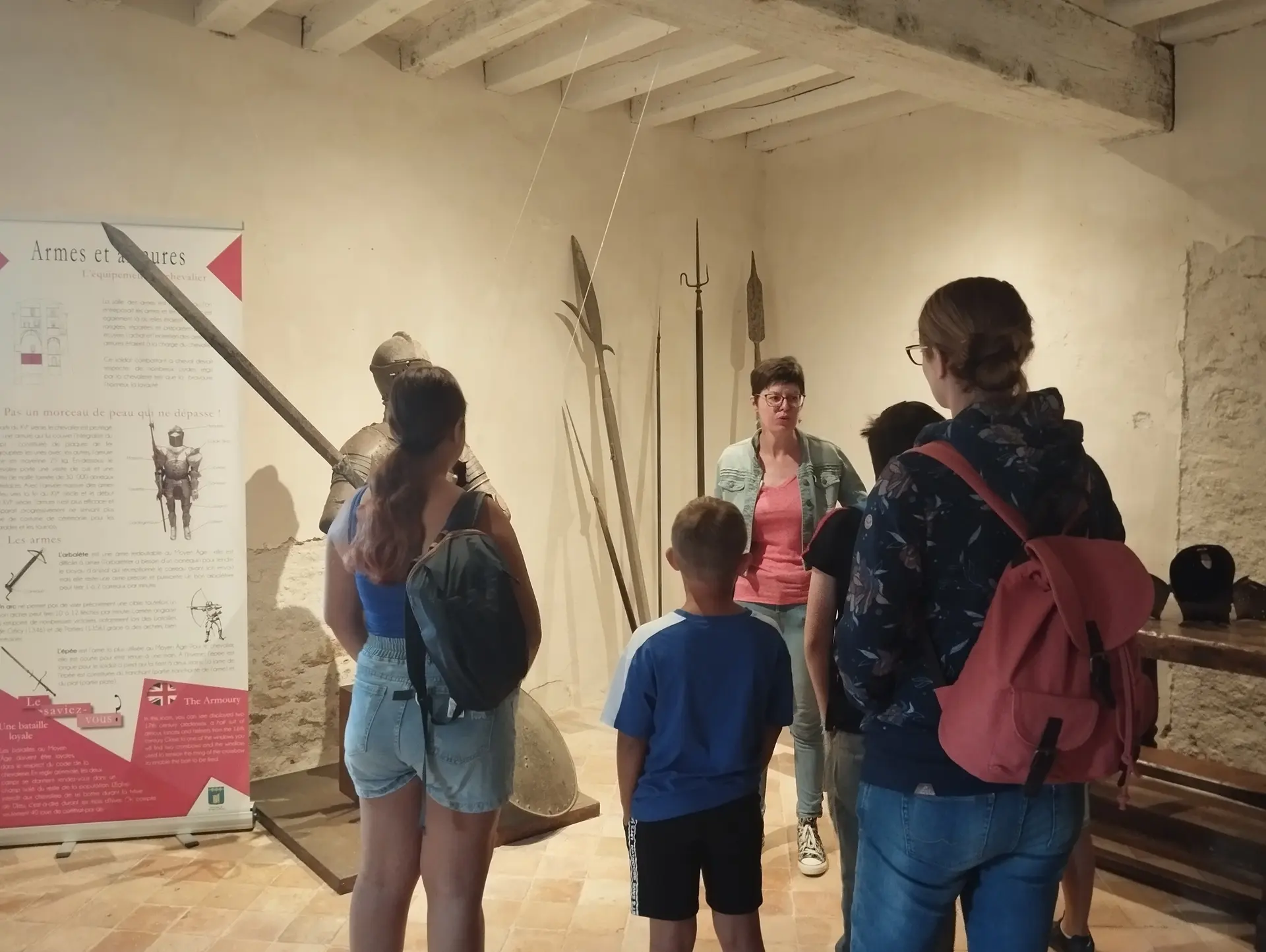 Visite commentée du donjon
