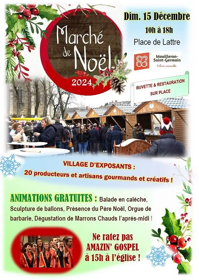 AFFICHE MARCHÉ DE NOËL 2024