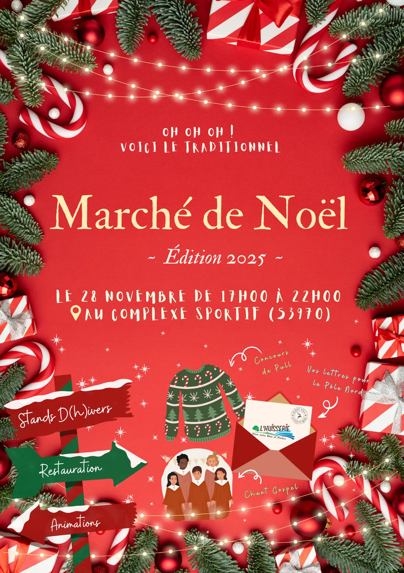 Affiche Marché de Noël 2025 - 1