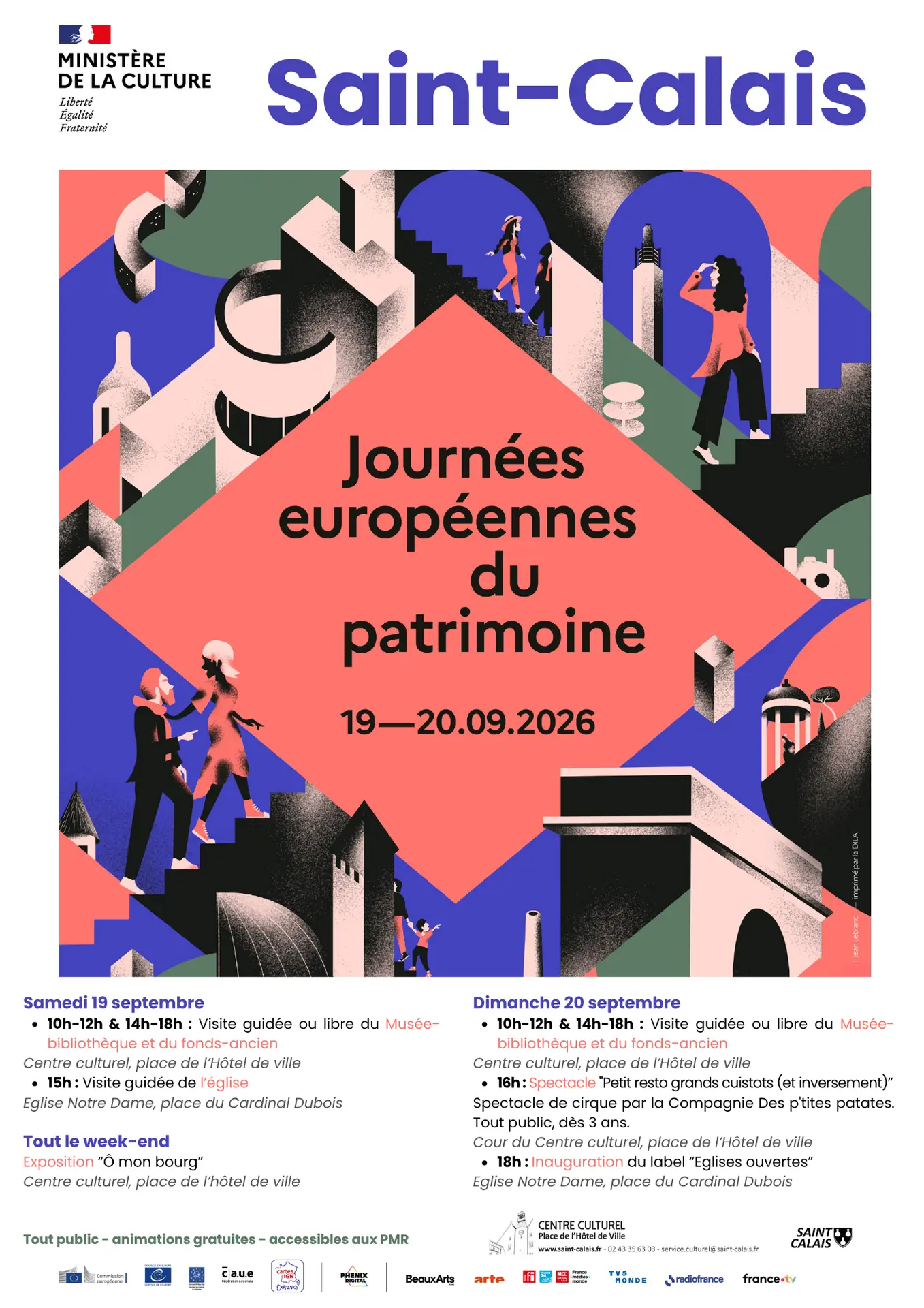 Affiche JEP 2026 - Saint-Calais