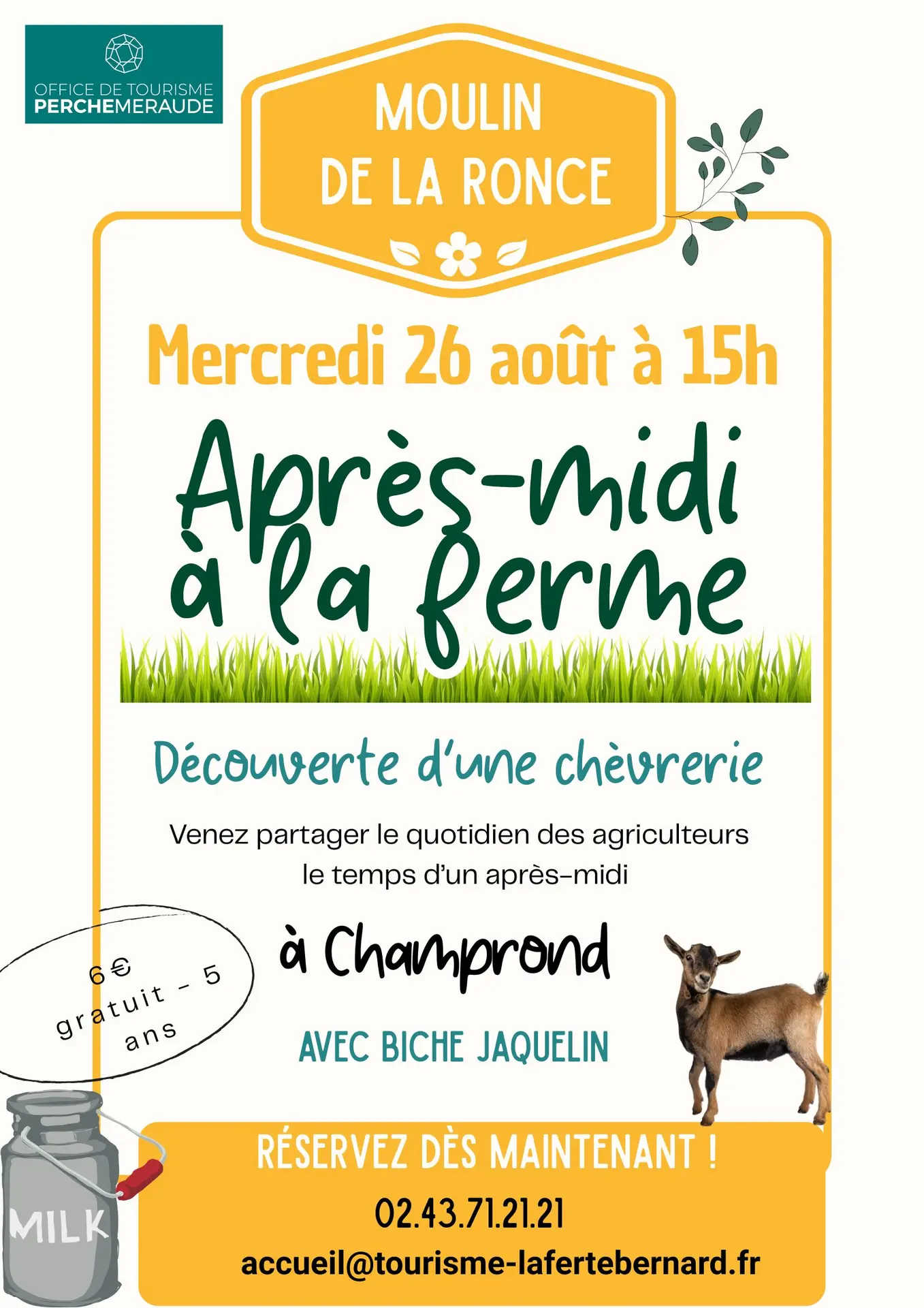 Affiche après midi Ferme apm - Biche