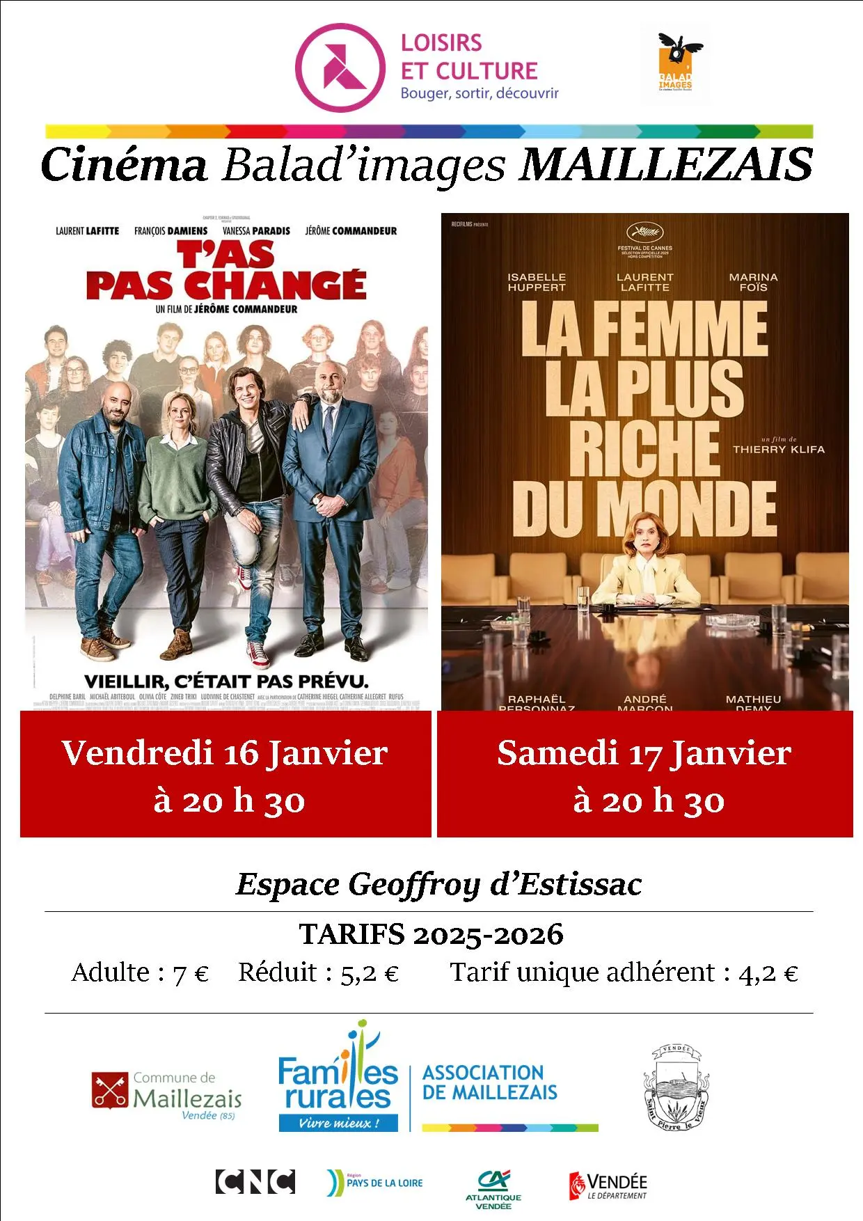 Affiche cinéma Janvier_26