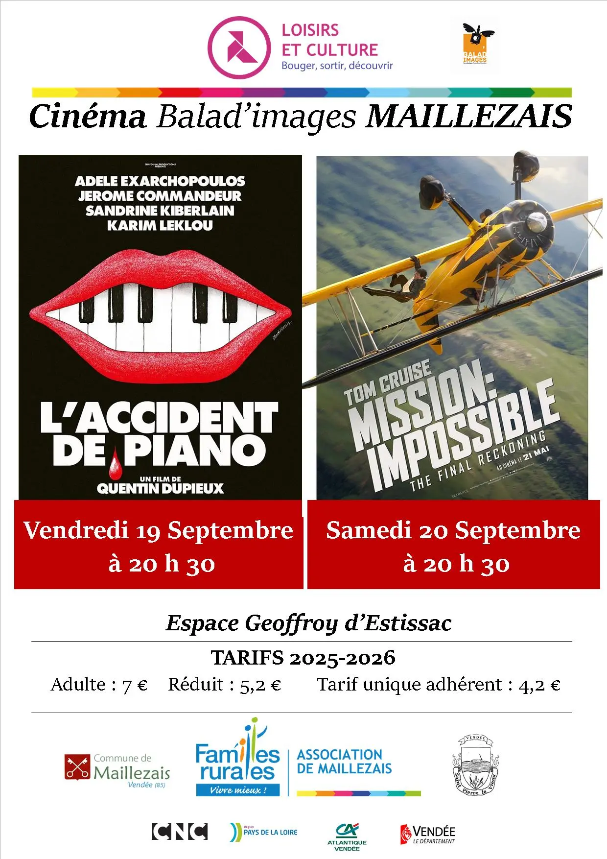 Affiche cinéma Septembre_25