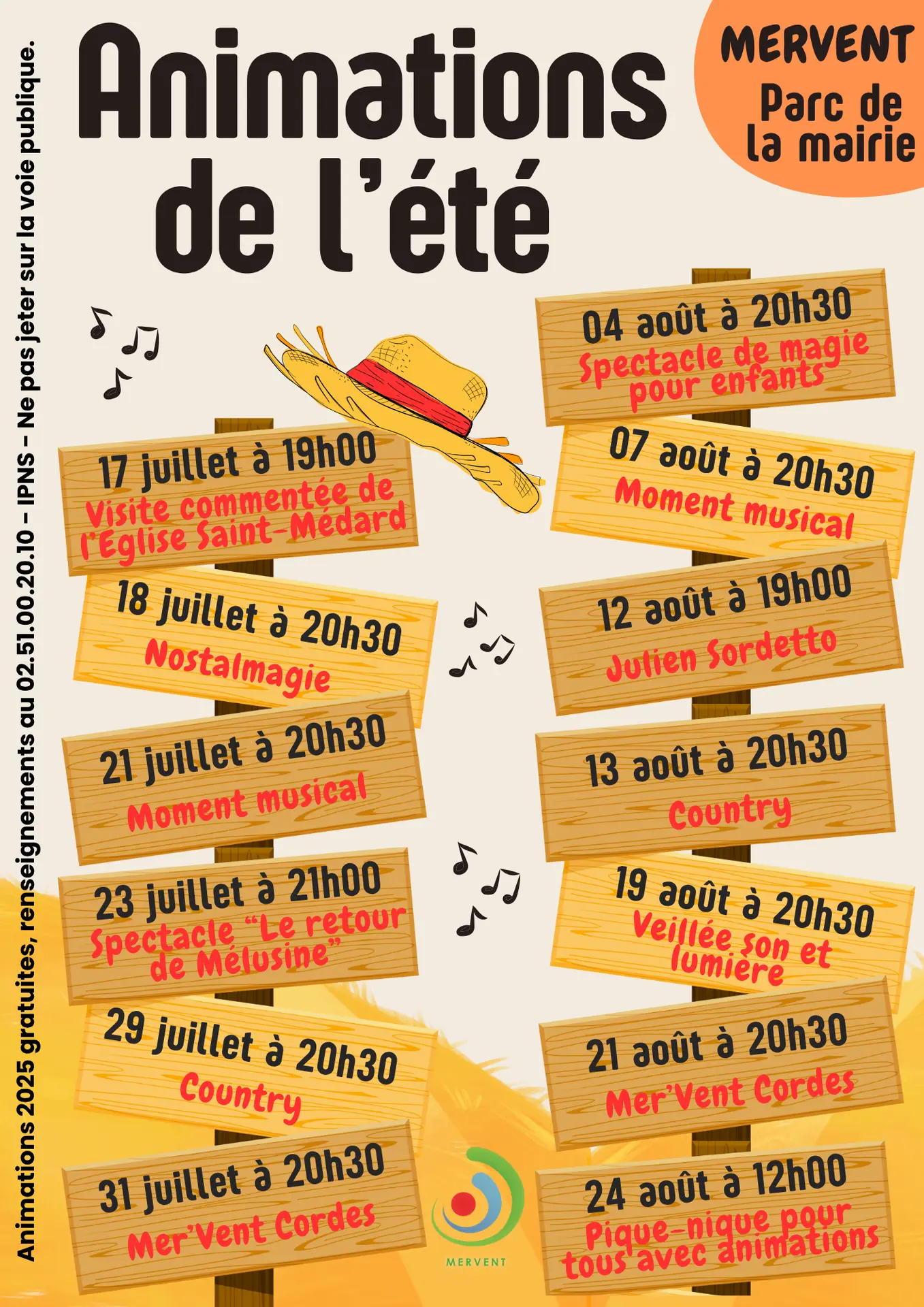Animations de l'été à Mervent