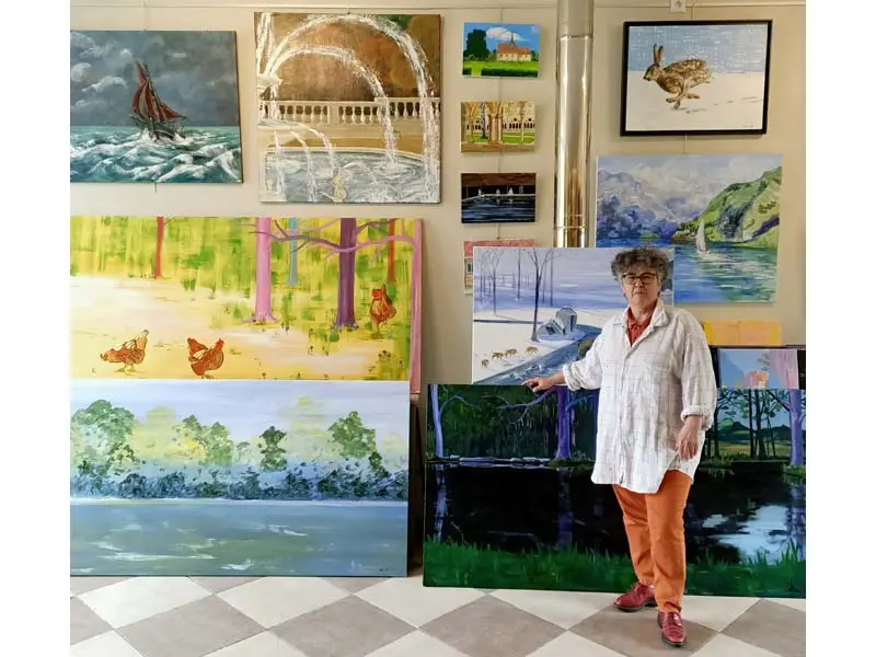 Artiste-peintre Amélie ROMET - Saint-Céneri-le-Gérei