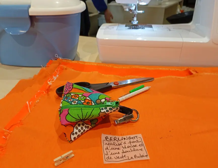 Atelier couture porte monnaie