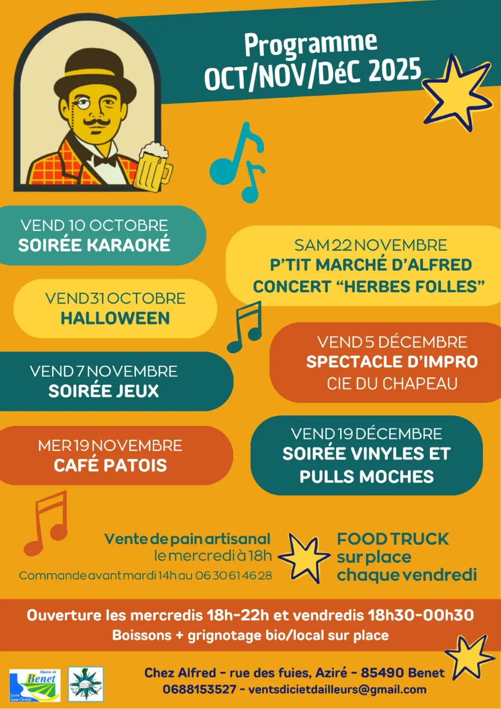 Chez Alfred - automne 2025