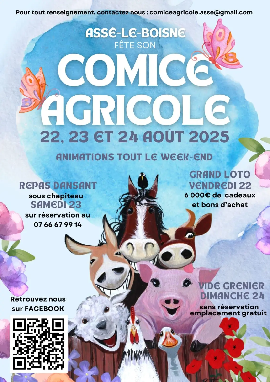 Comice agricole Assé-le-Boisne - 22-23-24 août 2025