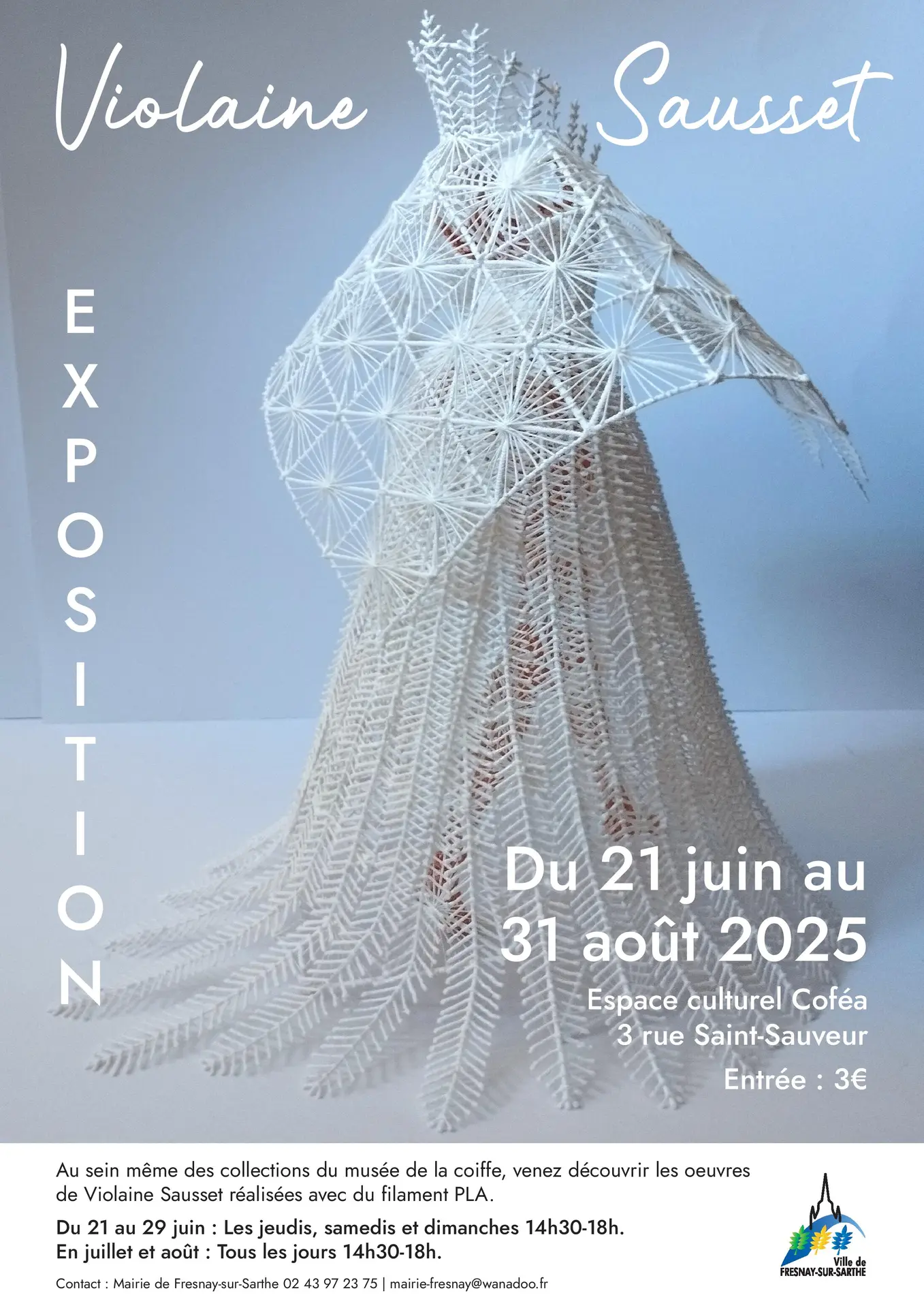 Expo Violaine Sausset - été 2025 - Musée de la Coiffe - Fresnay