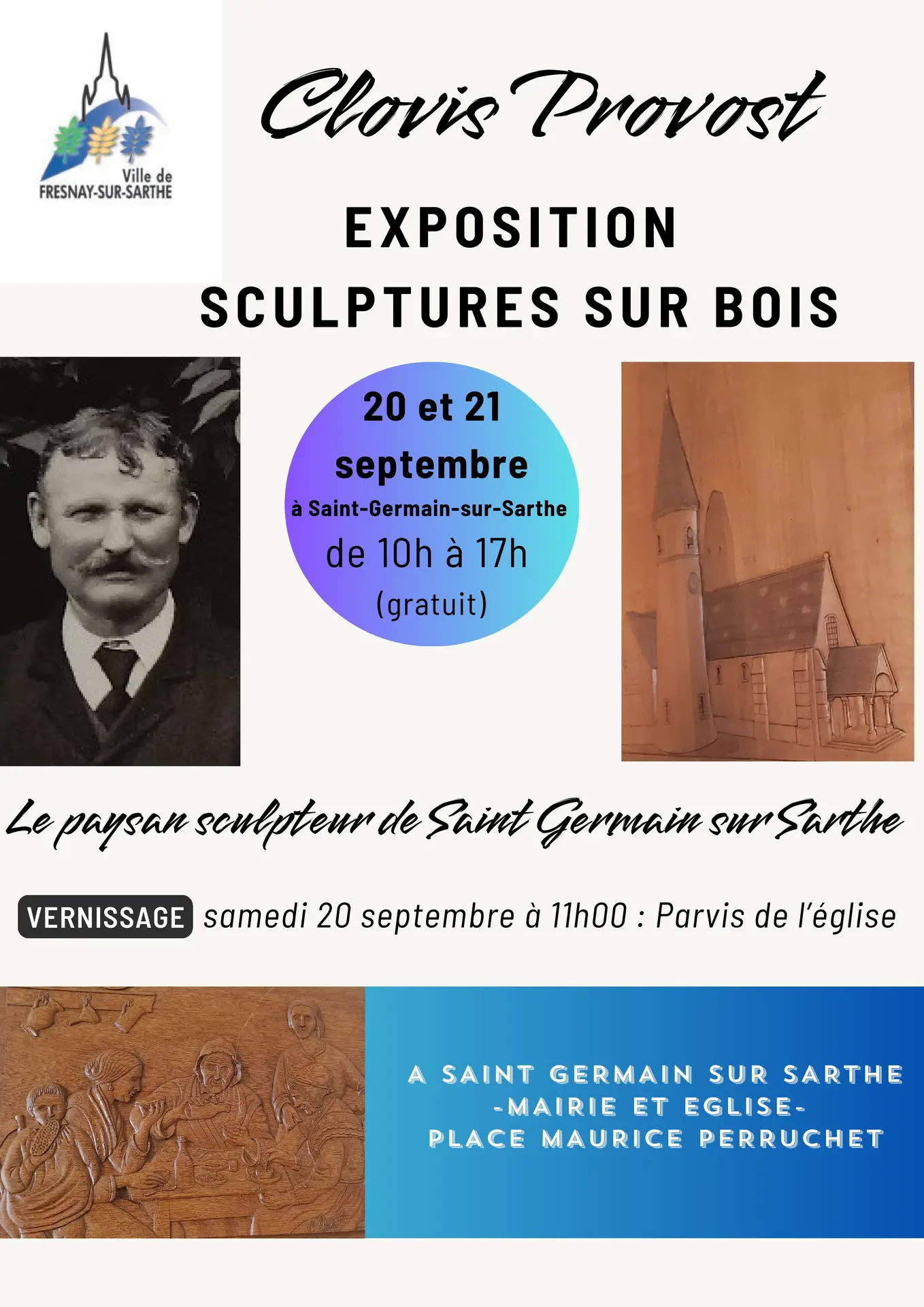 Exposition Clovis Provost - JEP 2025 - Saint-Germain-sur-Sarthe