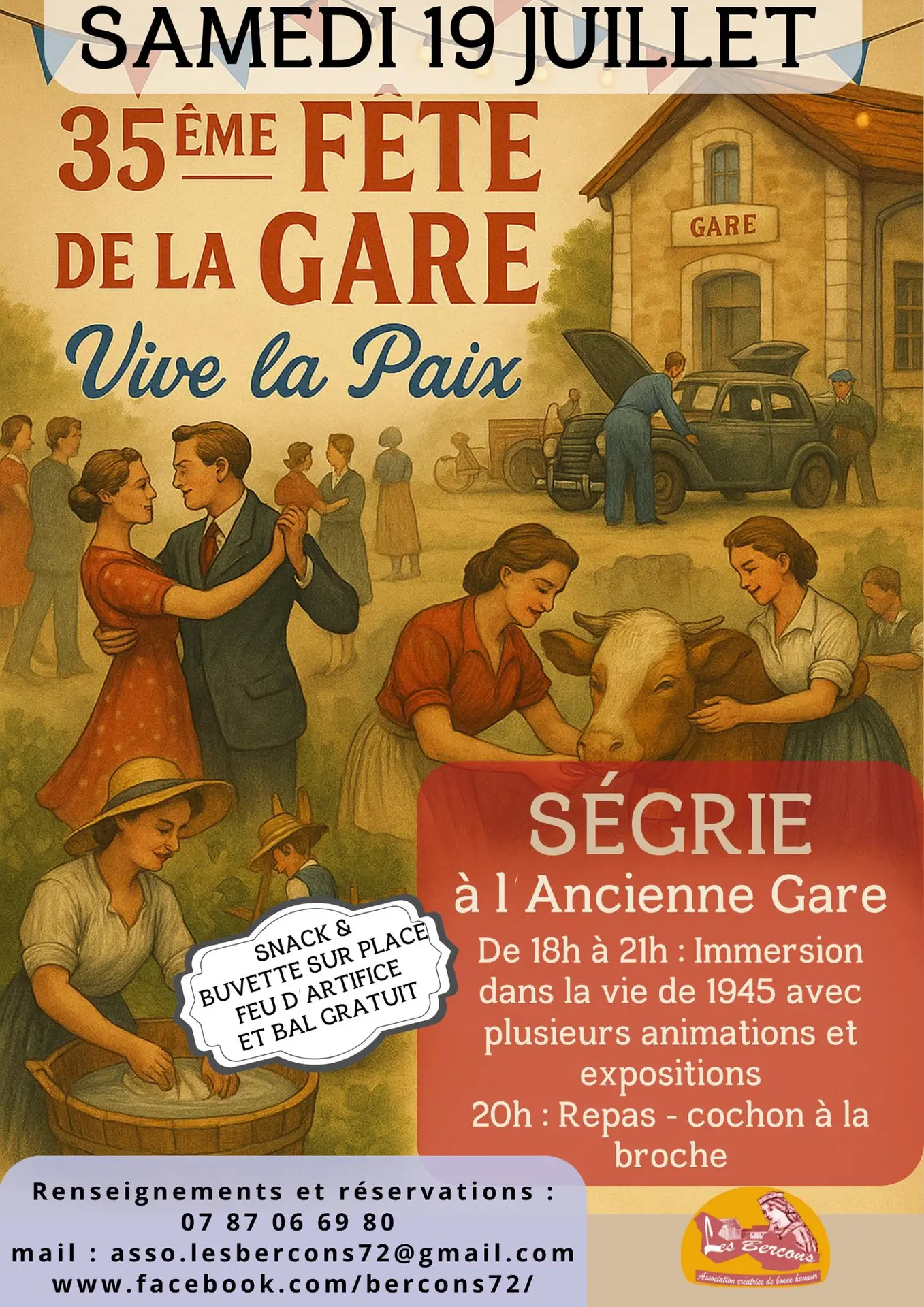 Fête de la Gare Ségrie 19 07