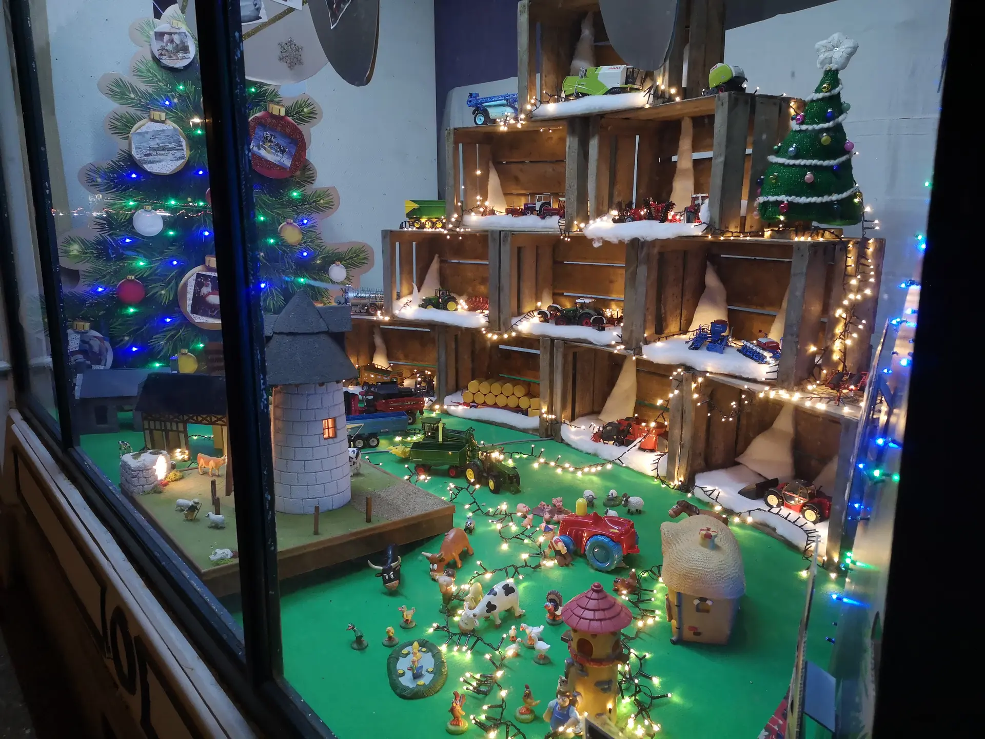 Vitrine animée à Saint-Calais