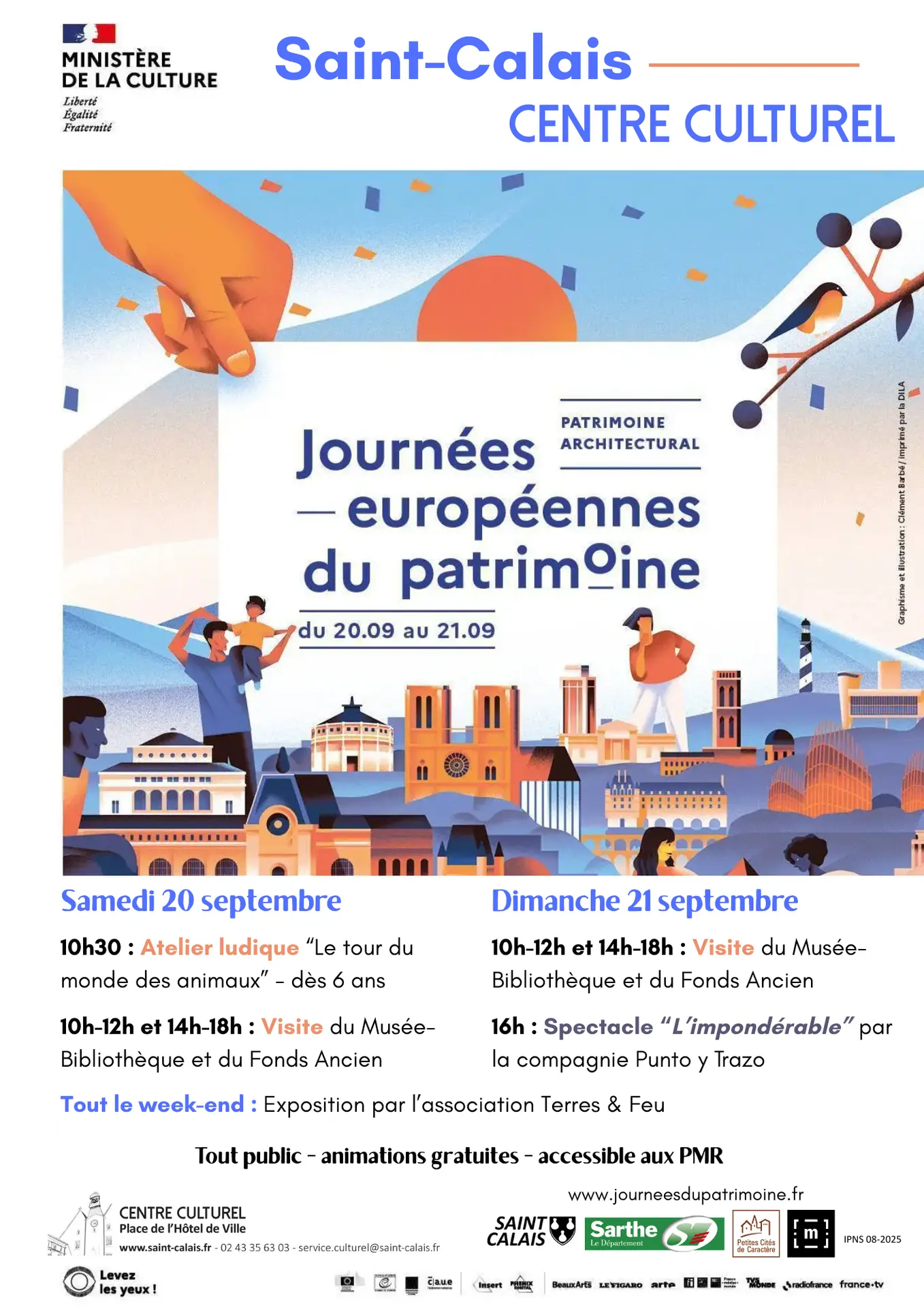 Affiche JEP 2025 - Saint-Calais