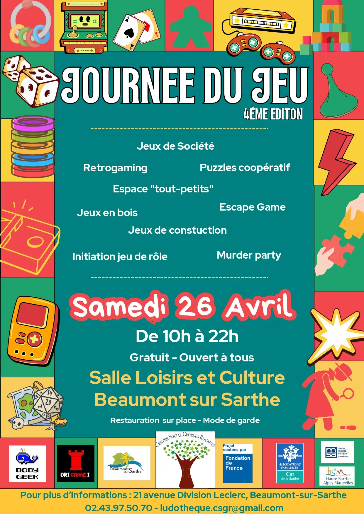 Journée du jeu Beaumont 26 04