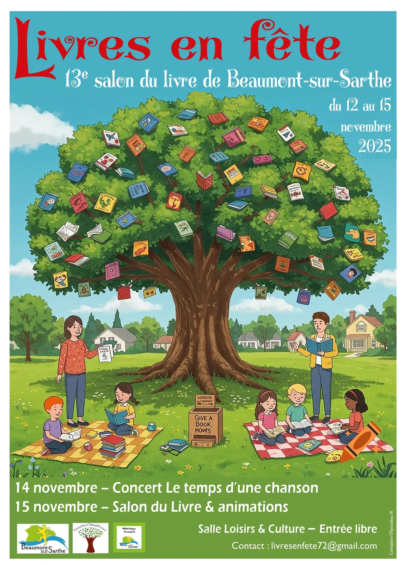 Livre en Fête - 14-15 novemre 2025 - Beaumont-sur-Sarthe