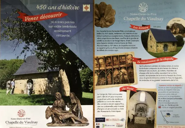 Manoir de Viaulnay + Chapelle Notre-Dame-de-Pitié ©Jacques Le Pomellec