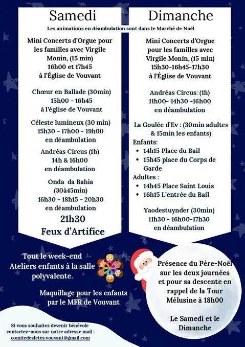 Marché de Noël Vouvant