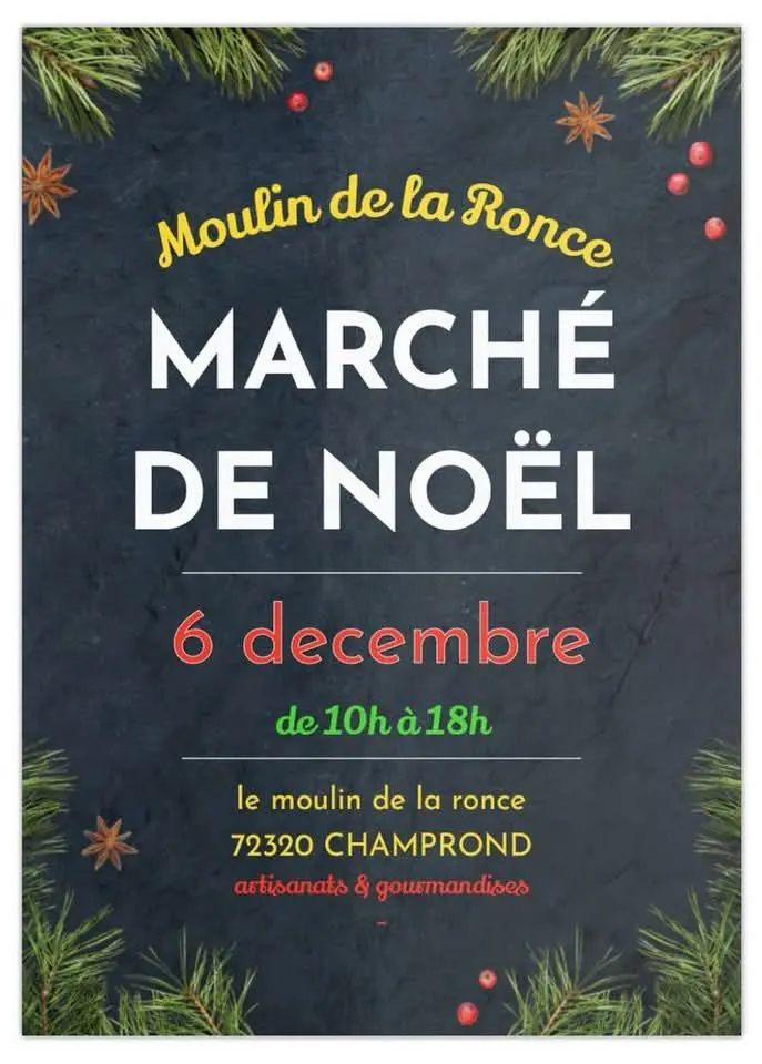 Marché noel moulin ronce