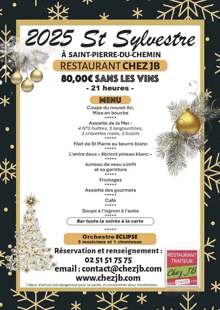 Menu réveillon 2025_Chez JB
