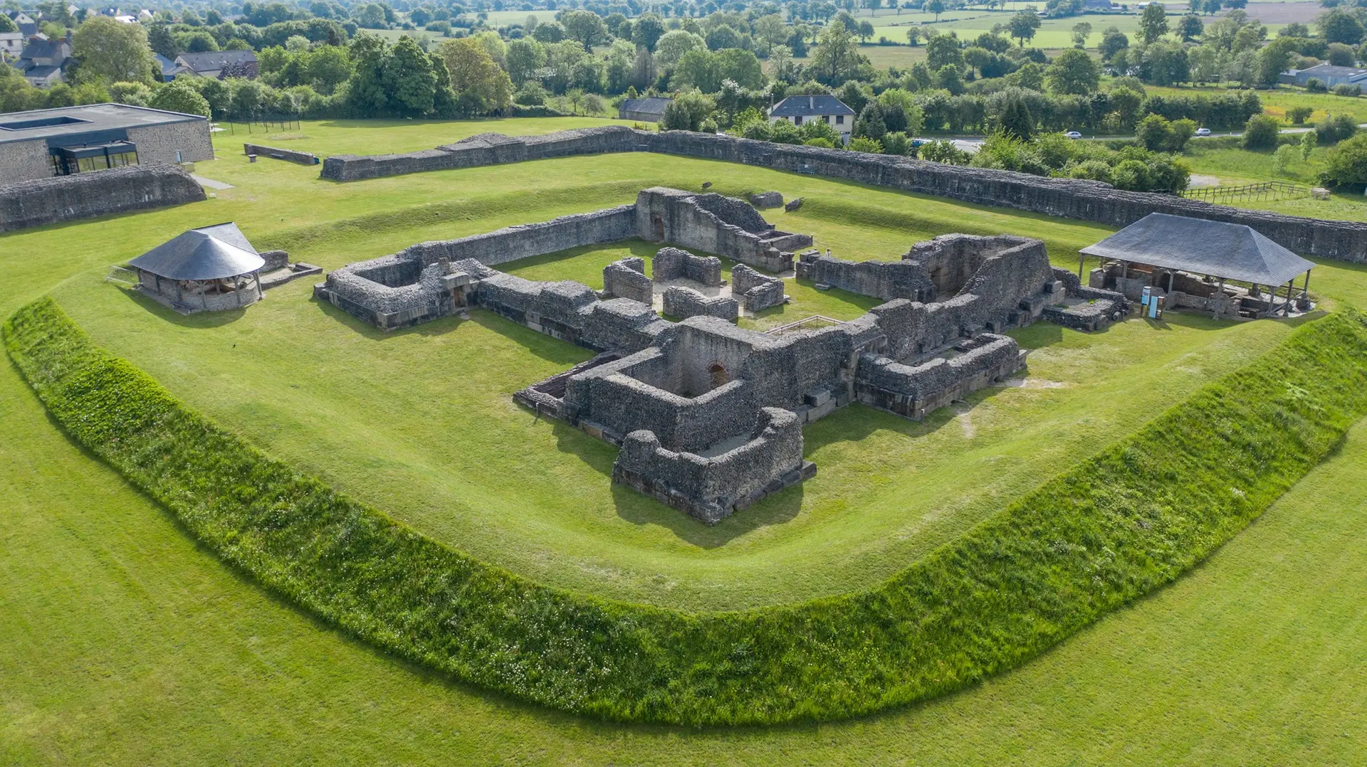 Photo de la forteresse de Jublains