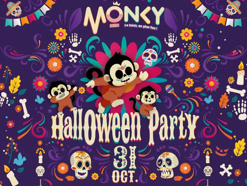 halloween au monky