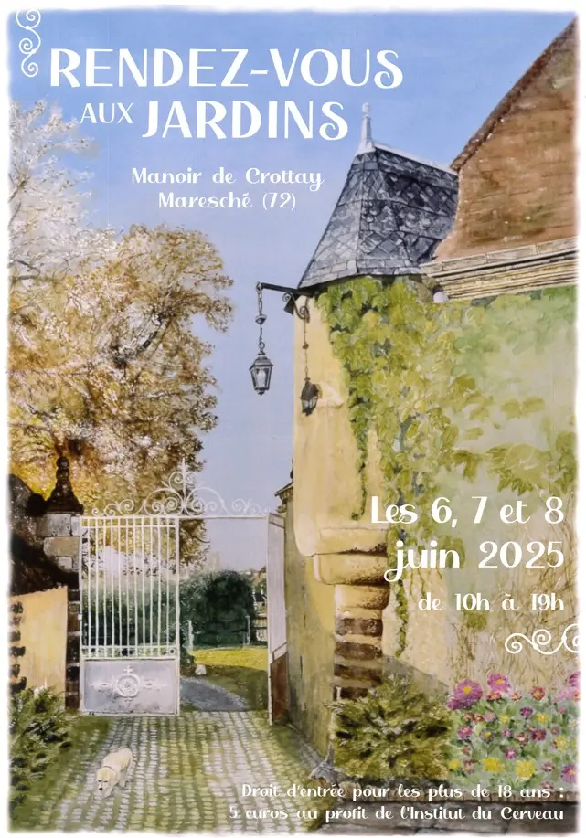 RDV aux Jardins au Dolaine de Crottay - du 6 au 8 juin 2025