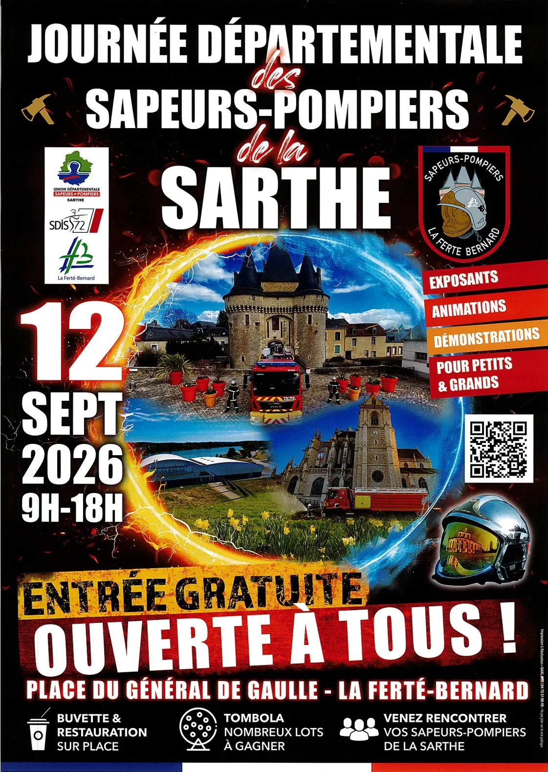 Journée départementale des sapeurs-pompiers de la Sarthe