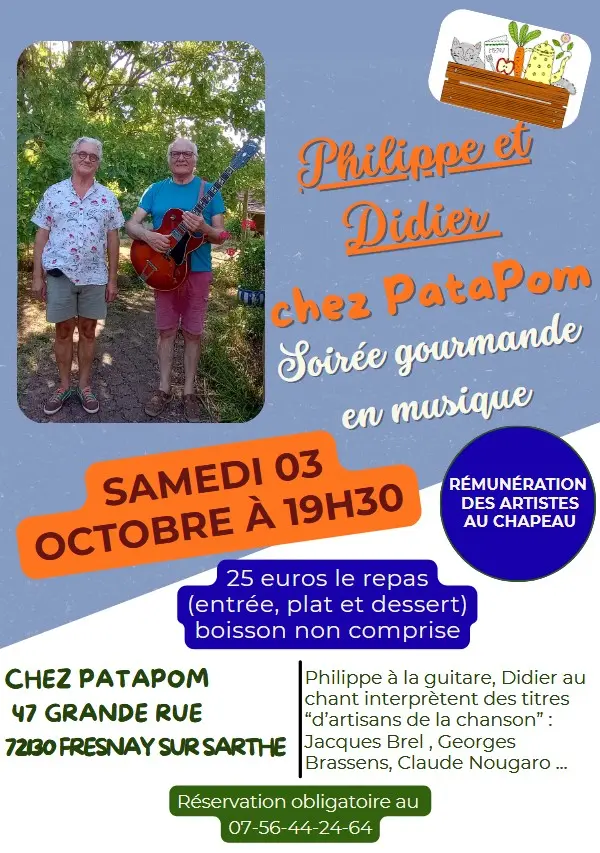 Soirée gourmande en musique Patapom 3 10