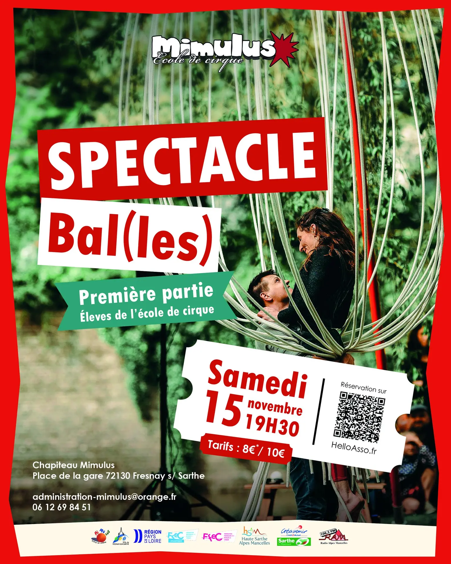 Spectacle Mimulus Bal(les) 15 11