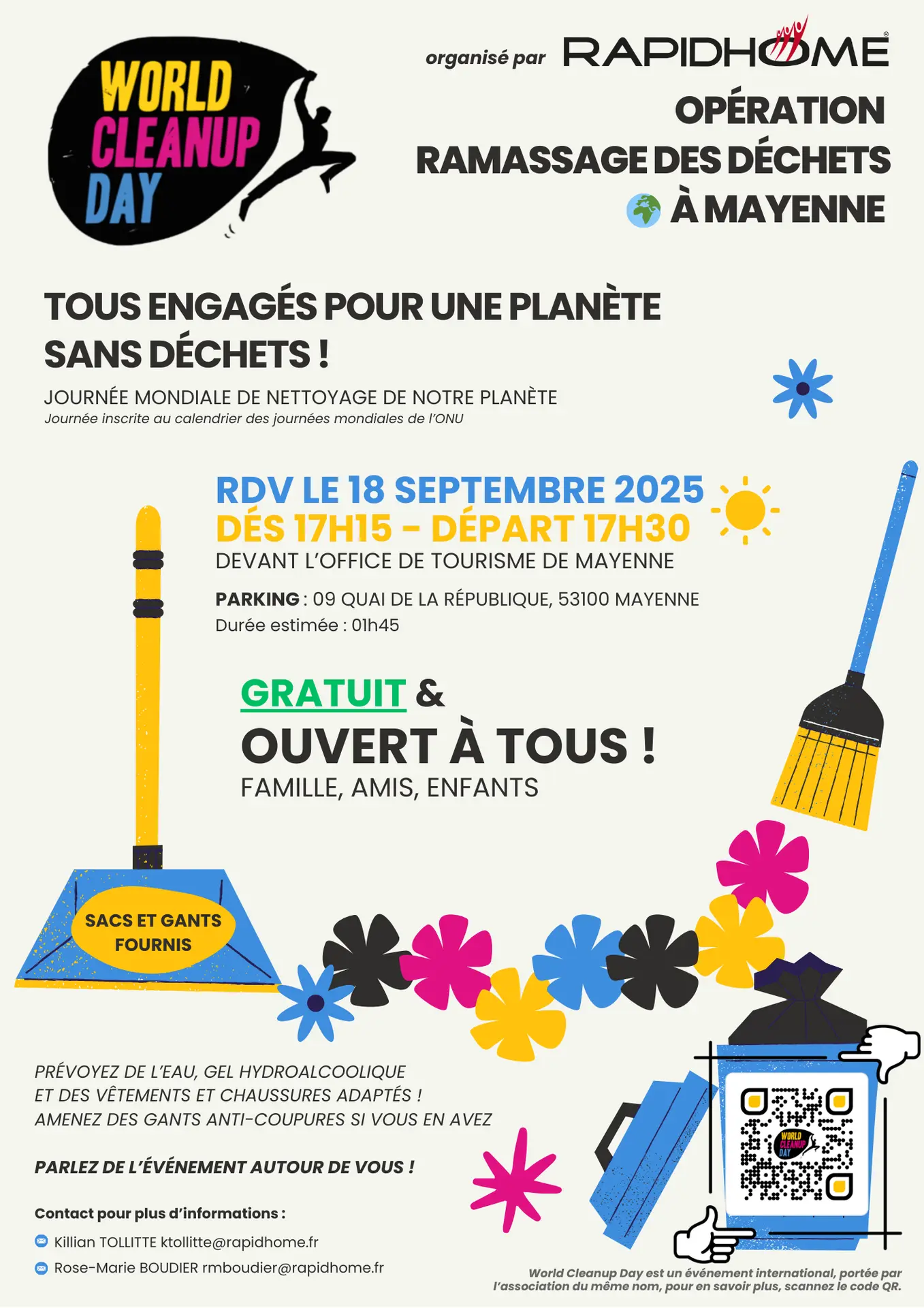 World Cleanup Day - Invitation Rapidhome