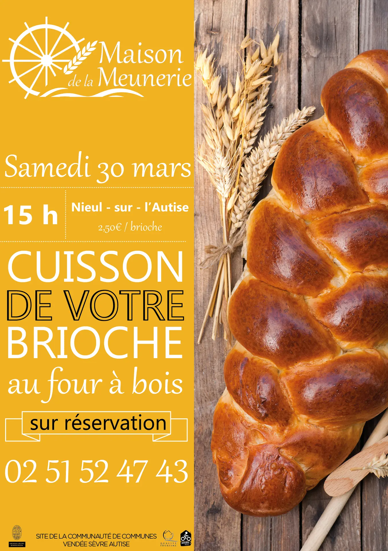 Cuisson brioche Maison de la Meunerie