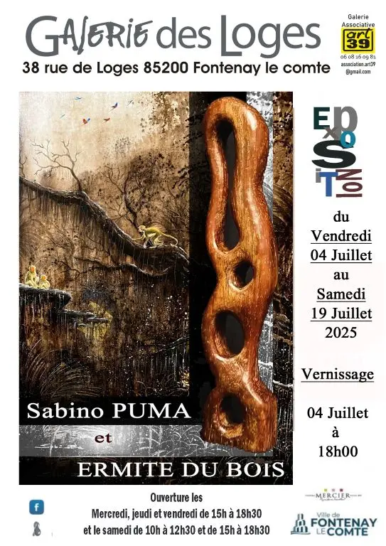 affiche expo + vernissage