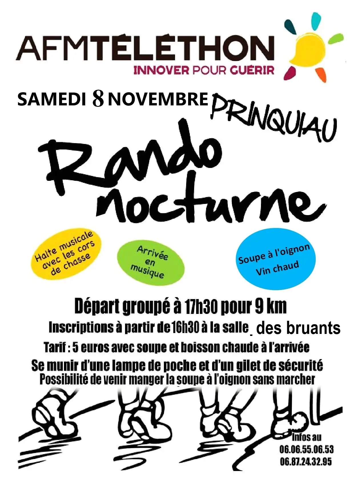 affiche rando nocturne 2025 couleur