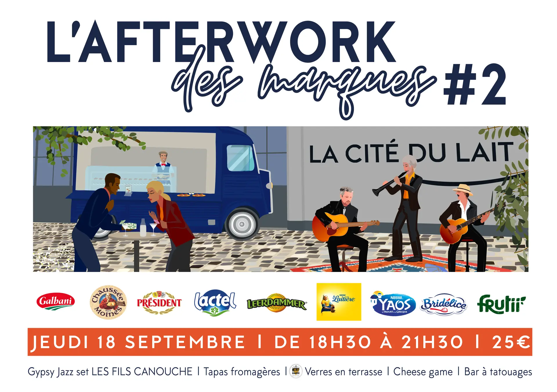 afterwork des marques cité du lait