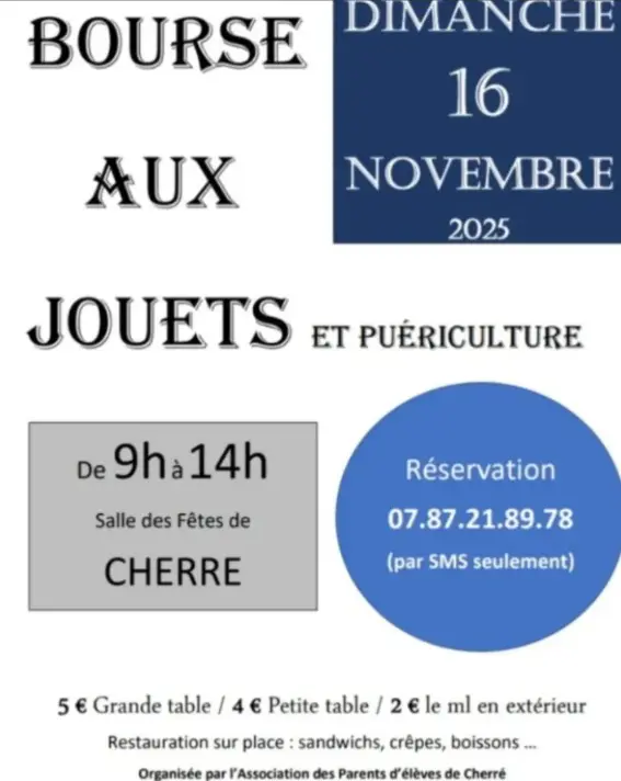 bourse jouets cherré