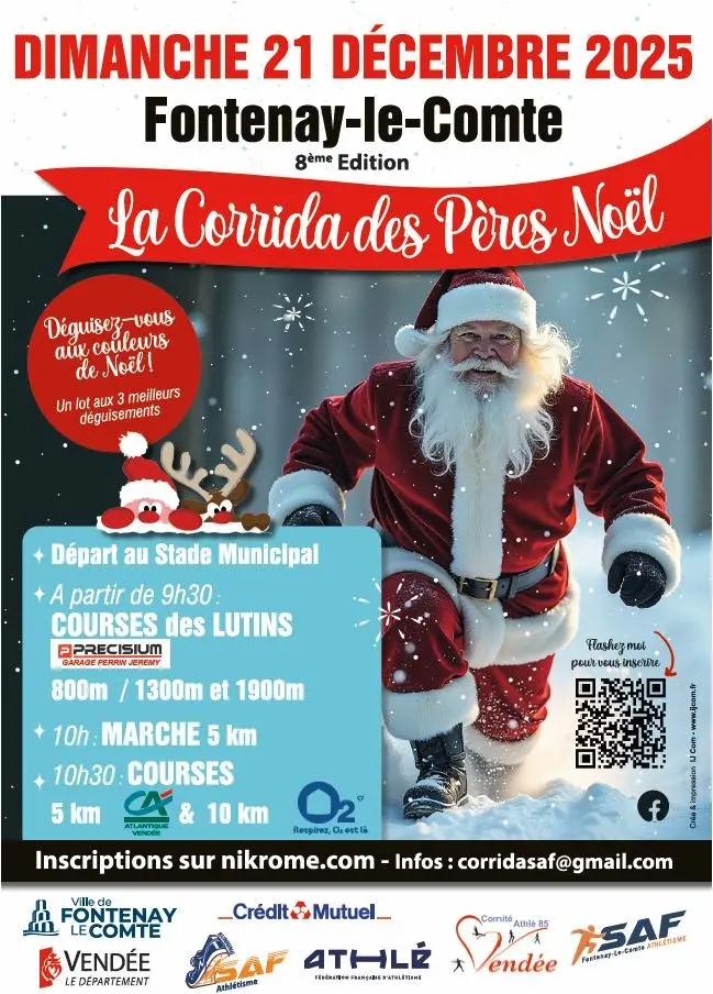 corrida des pères noel
