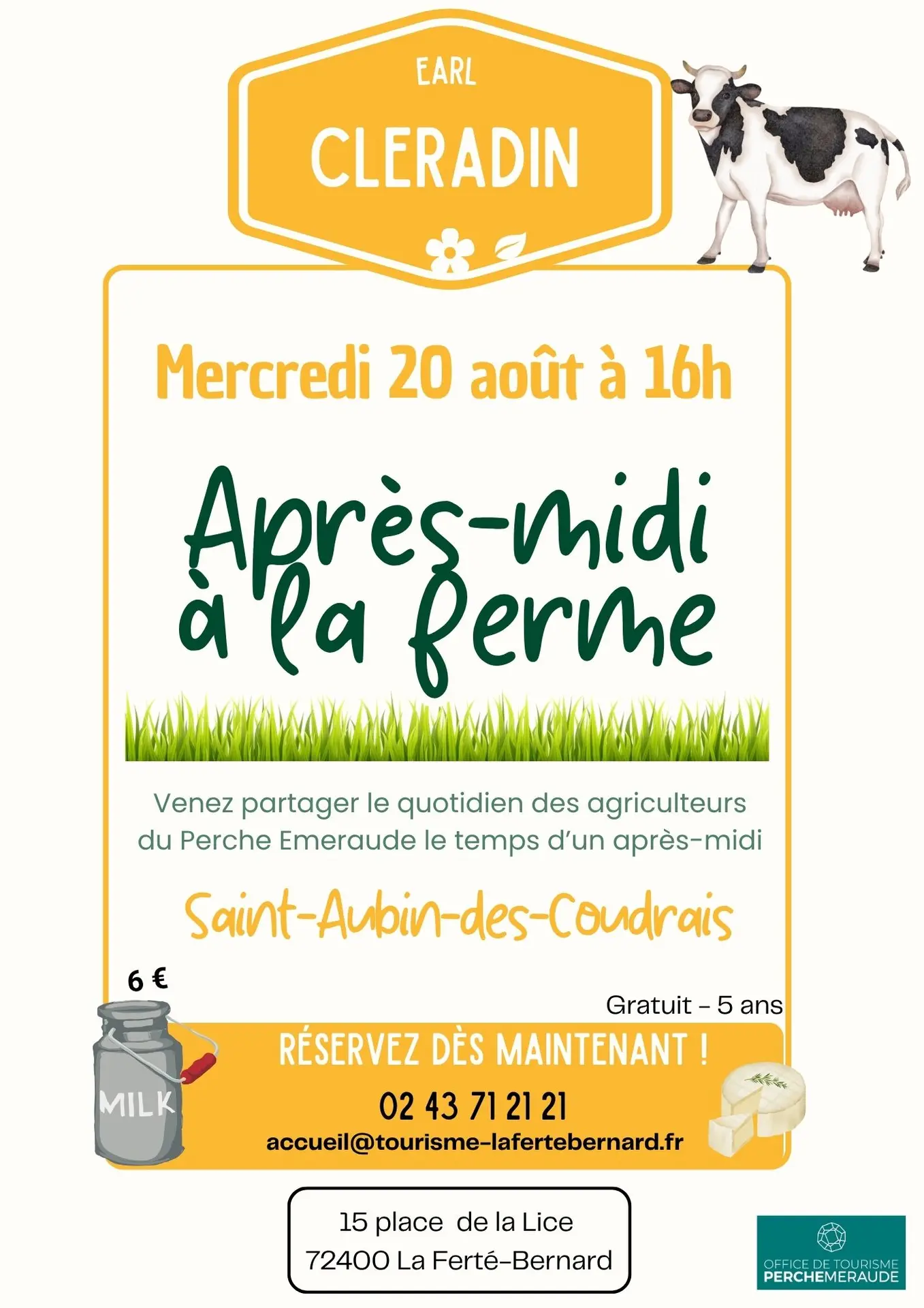 Copie de Copie de Affiche Ferme camping - clerardin