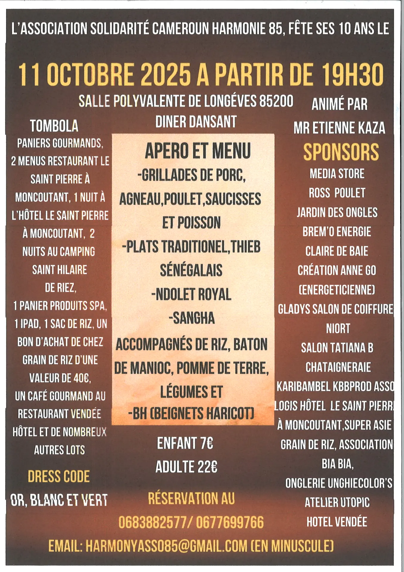 diner dansant longèves 85