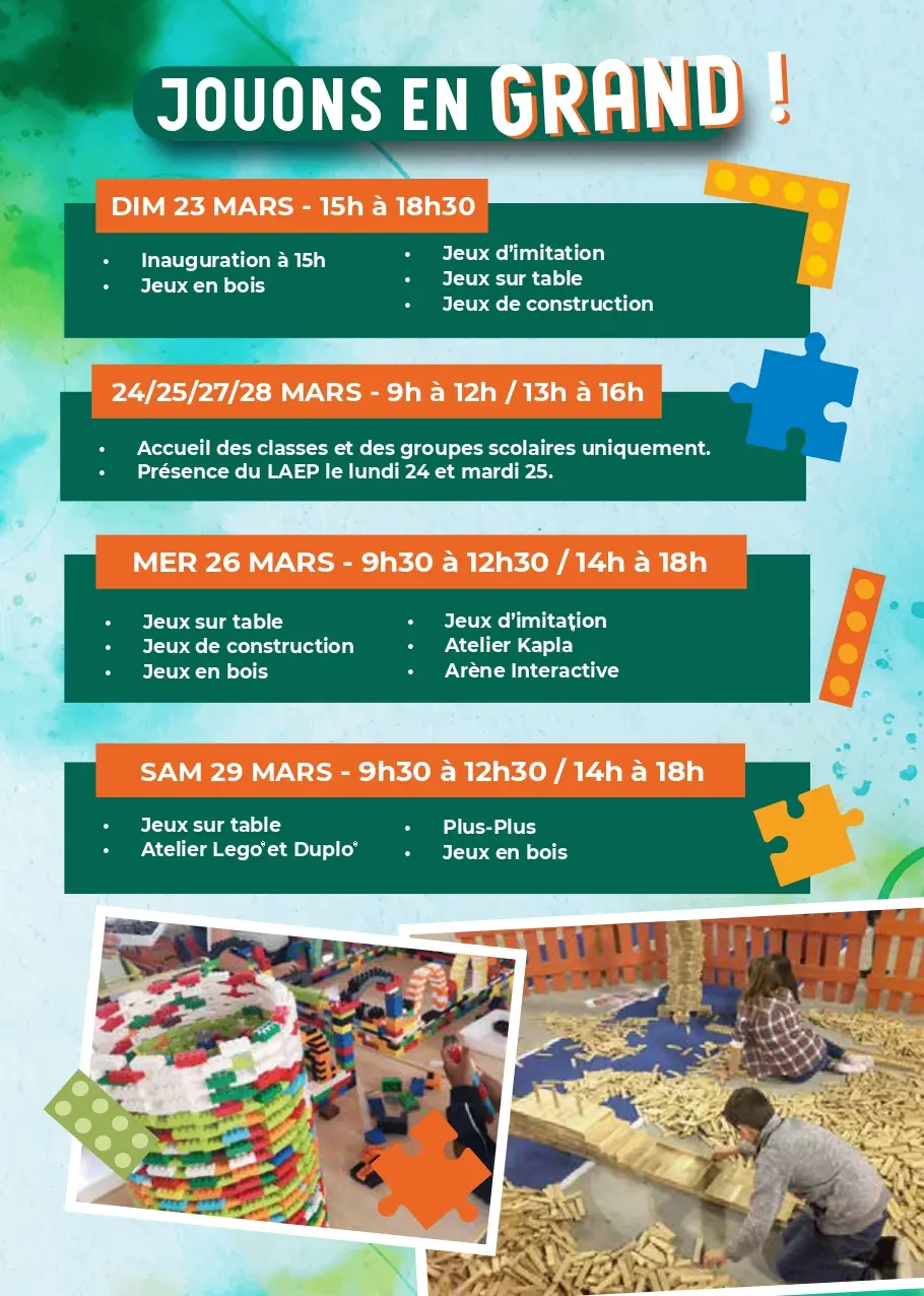 Jouons en grand