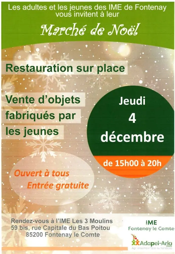 marché de Noël IME