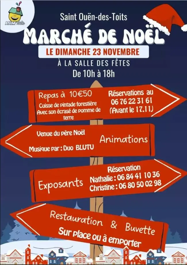 marché de noel st ouen des toits