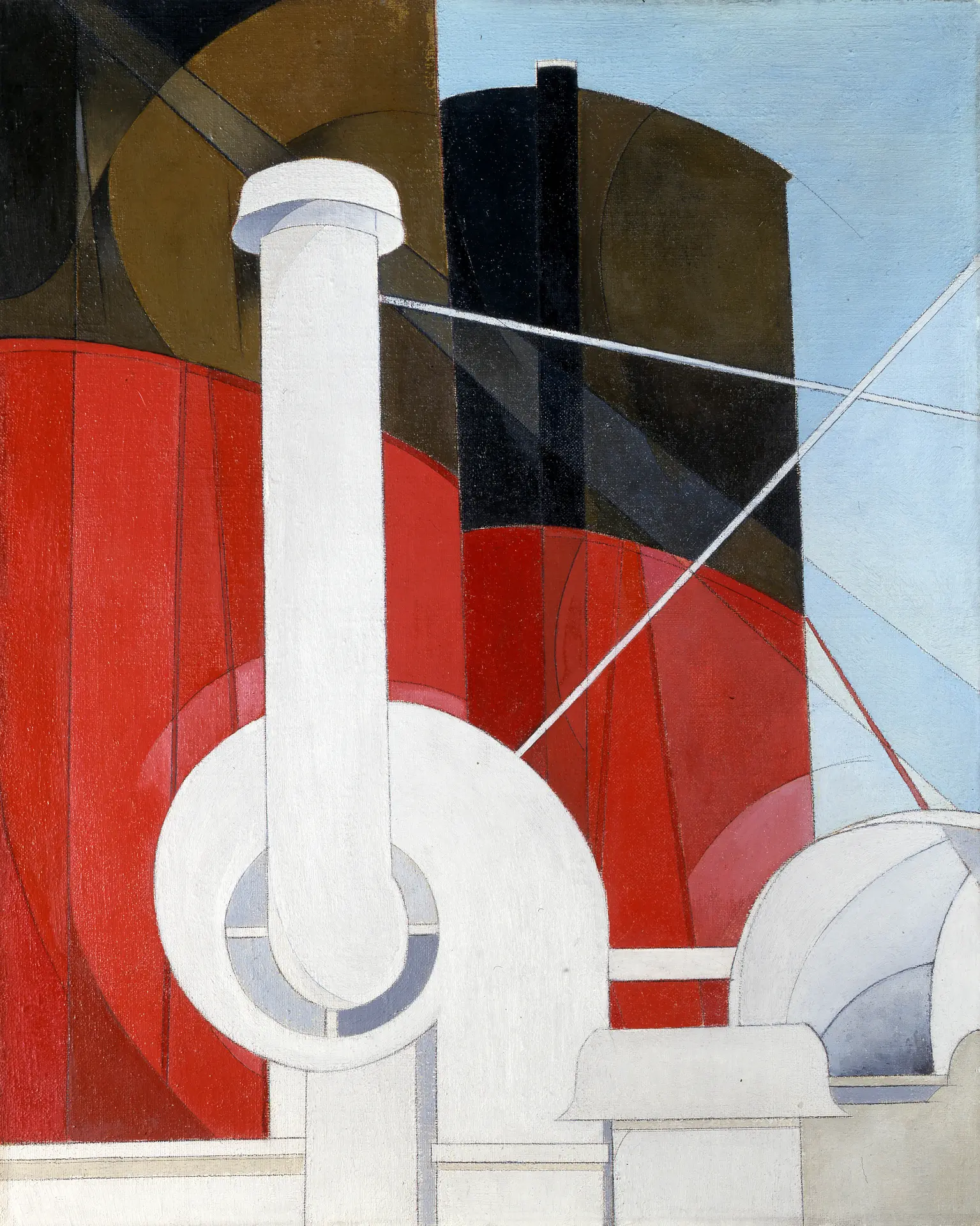 Charles DEMUTH (1883-1935), Paquebot Paris, 1921-1922, huile sur toile, 63,5 x 5